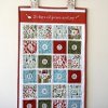 Advent Calendar Quilted Wall Hanging