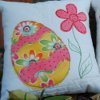 Applique Easter Egg Cushions