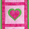 Applique Hearts Quilted Wall Display