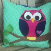 Applique Owl Pillow