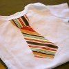 Appliqued Necktie Onesie