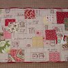 Appliqued Scraps Quilted Floor Mat