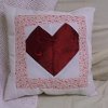 Beginners Patchwork Heart Pillow