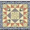 Blueberry Hill Embroidered Quilt Throw