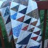 Brotherly Love Half Square Triangle Quilt Tutorial