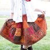Charm Square Patchwork Skirt