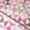 Classic Pink Hourglass Quilt