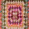 Concentric Diamonds Patchwork Quilt