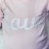 Cursive Love Applique Template