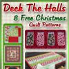 Deck the Halls 8 Free Christmas Quilt Patterns