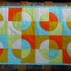Drunkards Path Decorative Quilt