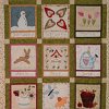 Embroidered Country Calendar Quilt