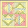 Faded Easter Baskets Quilted Table Topper