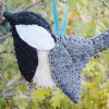 Felt Applique Chickadee Ornament