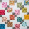 Floating Squares Stroller Blanket