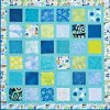 Framed Charm Squares Baby Quilt
