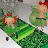 Green Beer Quilted Table Runner
