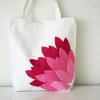 Hand Appliqued Petal Bag