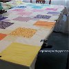 How to Baste A Quilt on A Table