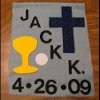 How to Applique a First Communion Banner