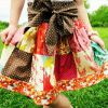 Little Girls Patchwork Skirt