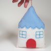 Little House Felt Christmas Ornament