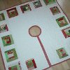 Log Cabin Christmas Tree Skirt