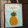 Pineapple Applique Welcome Sign