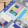 Quilt As You Go Log Cabin Table Topper