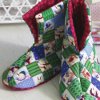 Quilted Christmas Booties
