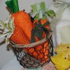 Quilted Fabric Carrots