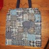 Quilted Homespun Tote