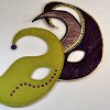Quilted Mardi Gras Fantasy Mask Wall Hanging