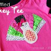 Ruffled Feathers Appliqued Tshirt