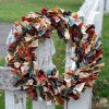 Rustic Fabric Wreath