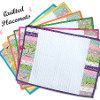 Scrappy Stripes Quilted Placemats