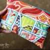 Scrappy Ticker Tape Clutch