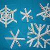 Selvage Snowflake Quilt Blocks