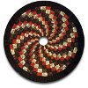 Spiral Quilted Christmas Tree Skirt