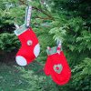 Stockings and Mitts Applique Ornaments