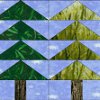 Tall Trees Paper Pieced Block