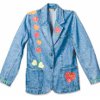 Trailing Hearts Appliqued Button Down