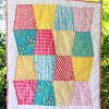 Tumbling Blocks Baby Quilt