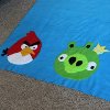 Crazed Angry Birds Blanket