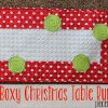 Boxy Christmas Table Runner Pattern