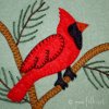 Cardinal Applique Pattern