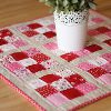 Scrappy Nine Patch Mini Quilt