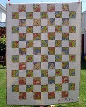 Checkerboard Baby Quilt National Sewing Month: My Favorite Quilting Memories
