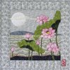 Mochi Mochi Fiber Art Moon Lotus Pattern
