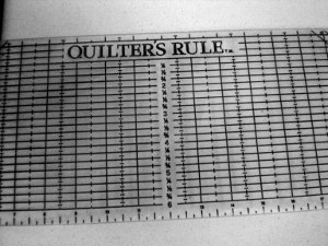 How to Make a Quilt: Quilting Ruler